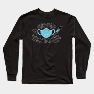 Vaccinated and Masked Long Sleeve T-Shirt